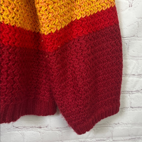 Farm Rio Oversized Rainbow Striped Sweater - Picture 5 of 13